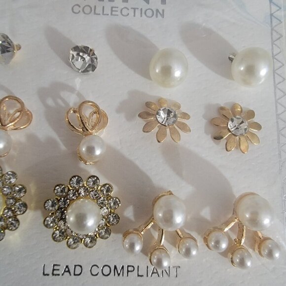 ❤️MINT Earring Set of Six Pierced Post Earrings NEW ❤️ - Picture 7 of 7